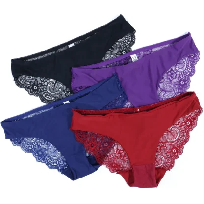 Soft Seamless Lace Panties - Image 4
