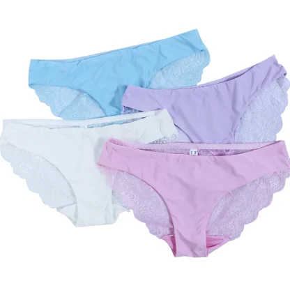 Soft Seamless Lace Panties - Image 2
