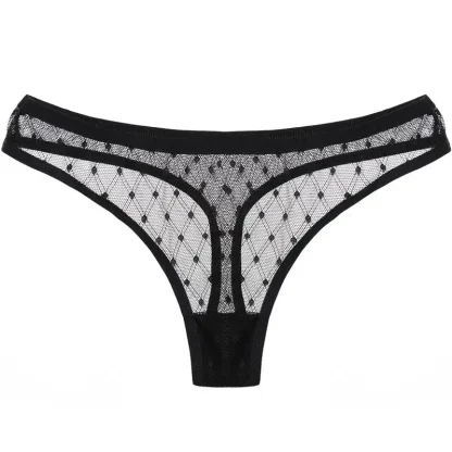 Low-waist Sheer Mesh Panties - Image 3