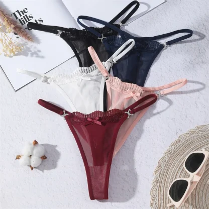 Sexy Mesh G-string Panties - Image 3