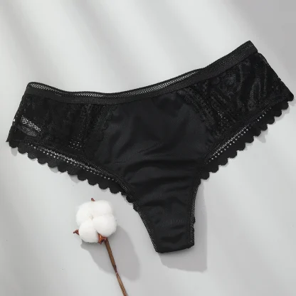 Seamless Lace Cheeky Panties - Image 4