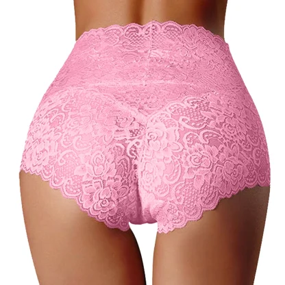 High-waist Solid Lace Panties - Image 4