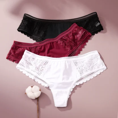 Seamless Lace Cheeky Panties - Image 7
