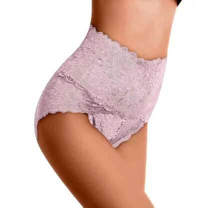 High-waist Solid Lace Panties - Image 5