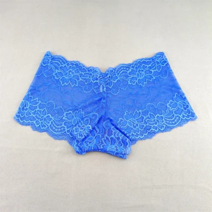 Sheer Lace Boyshort Panties - Image 4