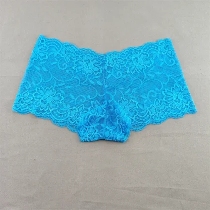Sheer Lace Boyshort Panties - Image 5