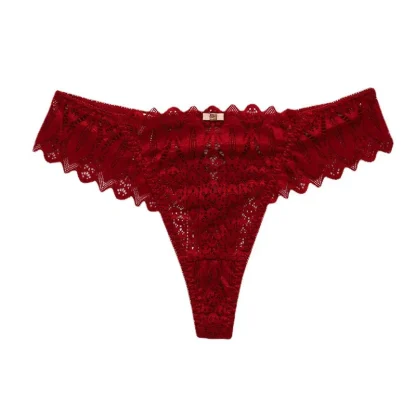 Low-waist Lace Thong Panties - Image 7