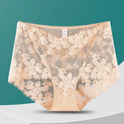 High-waist Floral Lace Panties - Image 6