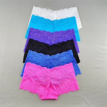Sheer Lace Boyshort Panties
