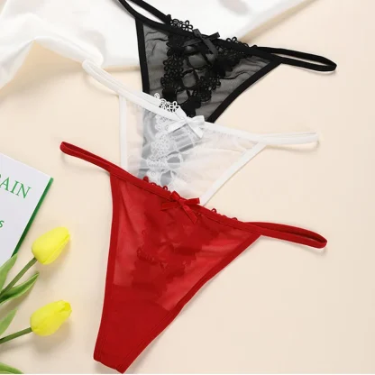 G-string Sexy Sheer Lace Panty - Image 5