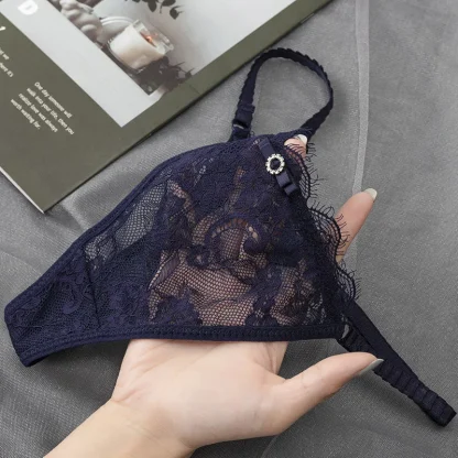 See-through Lace G-string Panties - Image 4