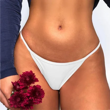 G-string Embroidered Floral Panties - Image 2