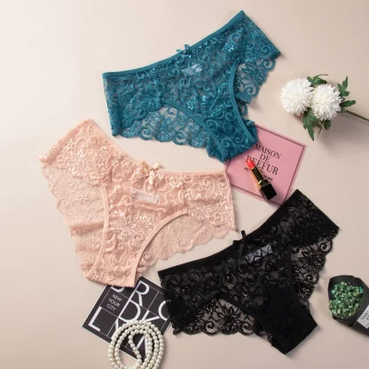 Hipster Sheer Lace Panties - Image 6