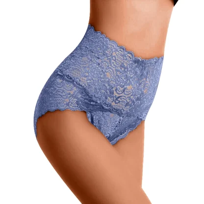 High-waist Solid Lace Panties - Image 2