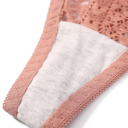 Low-waist Sheer Lace Panties - Image 4
