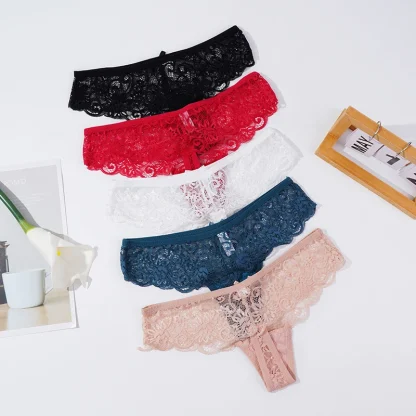 Hipster Sheer Lace Panties - Image 5