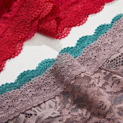See-through Floral Lace Panties - Image 6