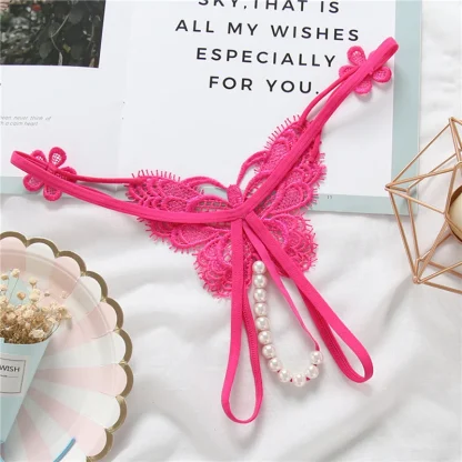 Embroidered Butterfly G-string Panty - Image 5