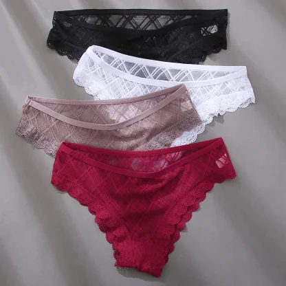 Sexy Mesh Low-waist Panties - Image 3