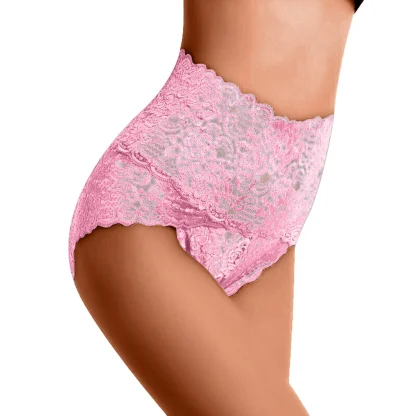High-waist Solid Lace Panties - Image 3