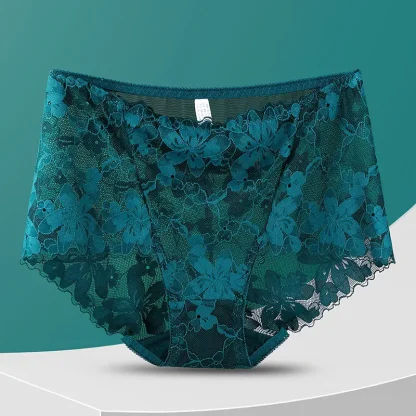 High-waist Floral Lace Panties - Image 5
