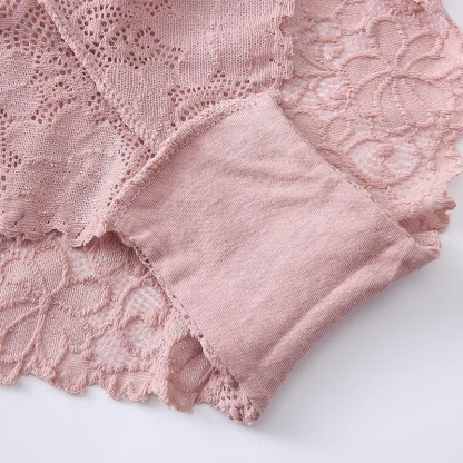 Low-rise Sheer Lace Bikini Panties - Image 4