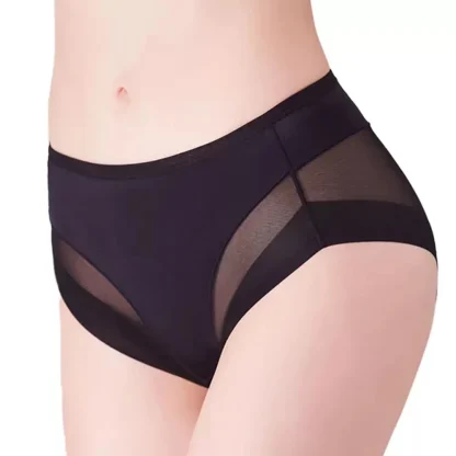 Seamless Mesh Slimming Panties - Image 2