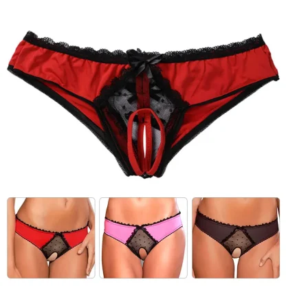 Open Crotch Bikini Panties - Image 6