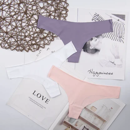 Sexy Solid Seamless Panty - Image 2