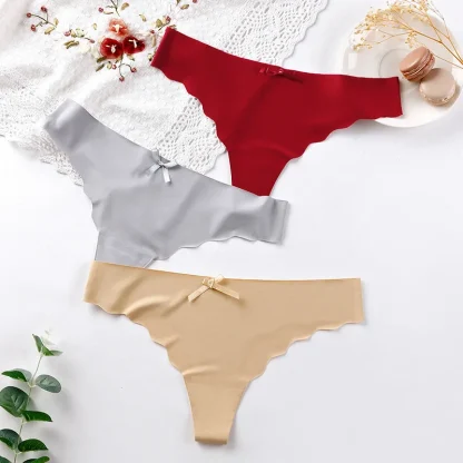 Soft Seamless Bowknot Panties - Image 2