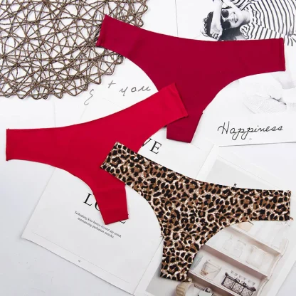 Sexy Solid Seamless Panty - Image 4