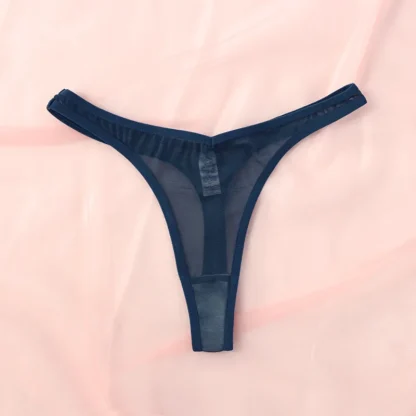 Seamless See-through Thongs
