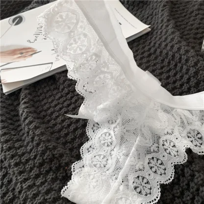 Bowknot Sheer Lace Panties - Image 3