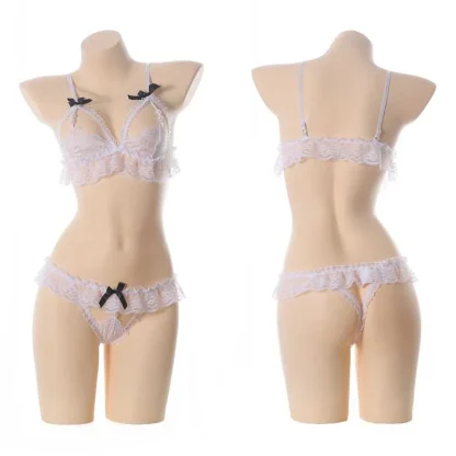 Ruffle Lace Bowknot Panty Lingerie - Image 6