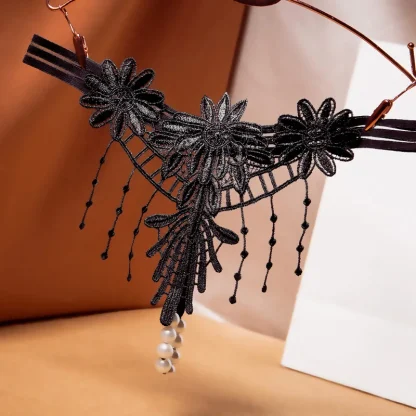 Embroidered Tassel G-strings
