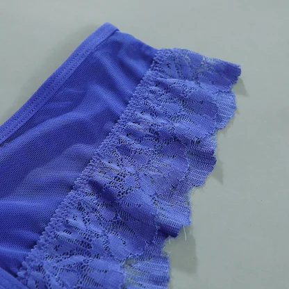 Open Crotch Lace Trim Panties - Image 5