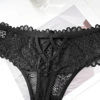 Sexy Sheer Hollow Out Panties - Image 5