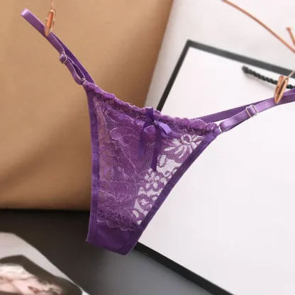 See-through Solid G-string - Image 5