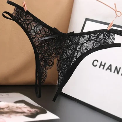 Crotchless Breathable Lace Panty