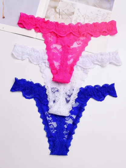 Sexy Sheer Lace G-strings - Image 6
