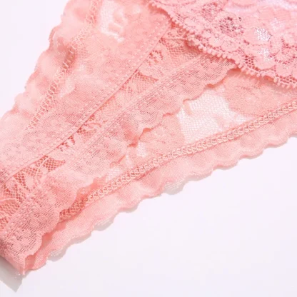See-through Floral Sexy Thongs - Image 4