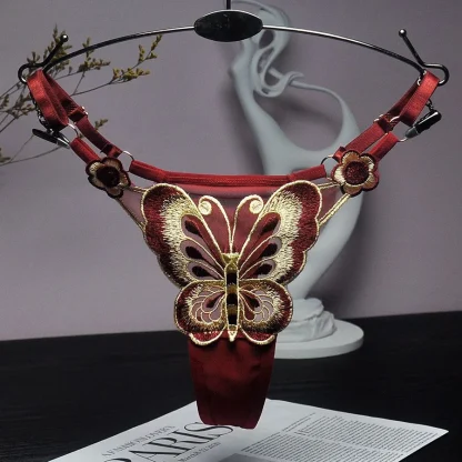 Embroidery Butterfly G-strings - Image 3