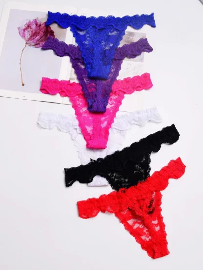Sexy Sheer Lace G-strings - Image 7