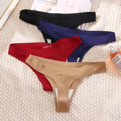 Solid Seamless Soft Panties - Image 6