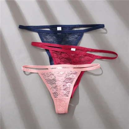 Breathable Lace Sexy Thongs - Image 5