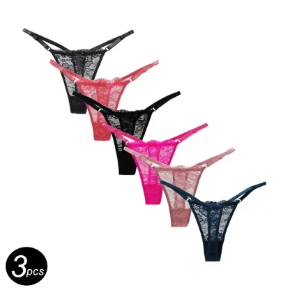 Sheer Lace Seamless G-strings - Image 7