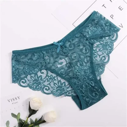Sheer Lace Cheeky Panties - Image 3